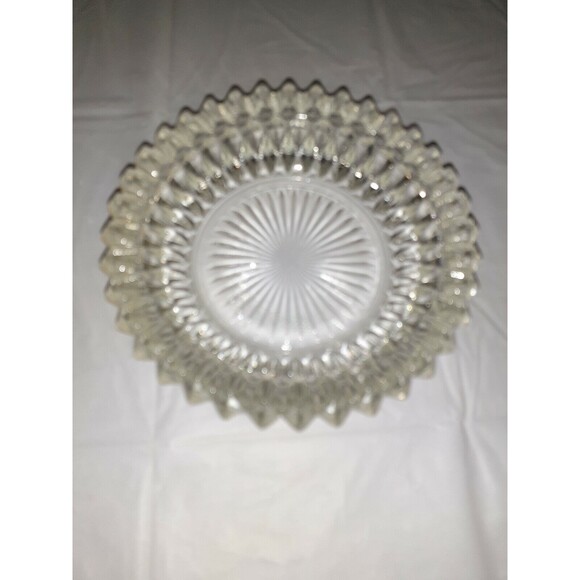 Vintage Clear Glass Ashtray Candy Dish Change Dish Heavy 1980s - Picture 1 of 4